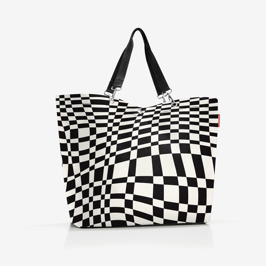 Reisenthel shopper XL op-art (Strandtasche,schwarz) 2025