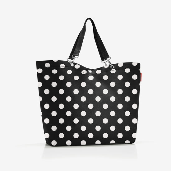 Reisenthel shopper XL dots white (Strandtasche,schwarz) Hotsell