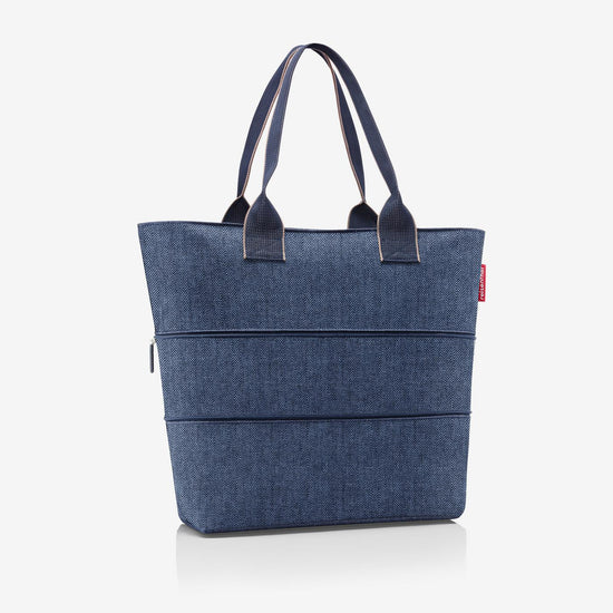 Reisenthel shopper e1 herringbone dark blue (Damentasche,dunkelblau) Günstiger Verkauf