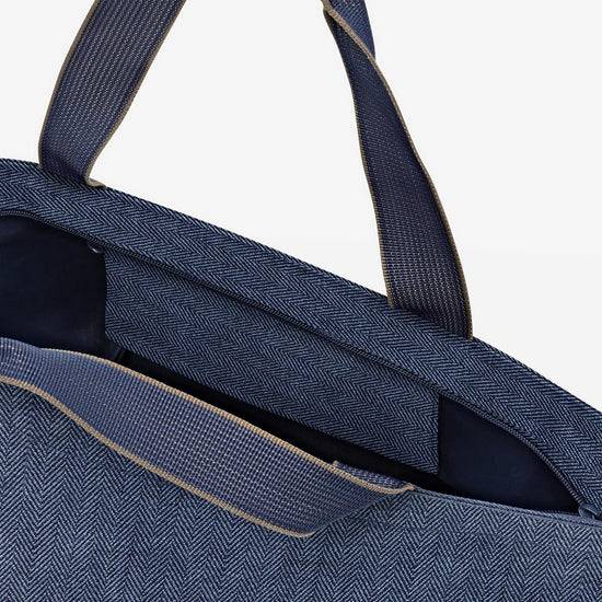 Reisenthel shopper M herringbone dark blue (Handtasche,dunkelblau) Limitierter Zeitrabatt