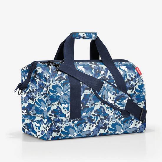 Reisenthel allrounder L flora blue (Große Reisetasche - 30 Liter Platz,blau) Fabrikladen