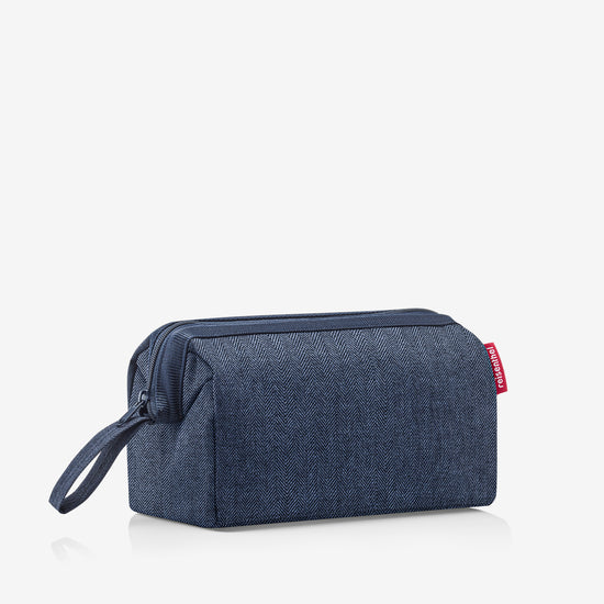 Reisenthel travelcosmetic herringbone dark blue (Kulturbeutel,dunkelblau) Fabrik Onlineshop