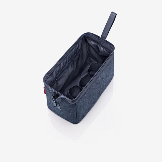 Reisenthel travelcosmetic herringbone dark blue (Kulturbeutel,dunkelblau) Fabrik Onlineshop