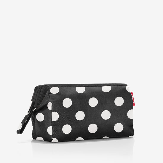 Reisenthel travelcosmetic dots white (Kulturbeutel,schwarz) Rabatt