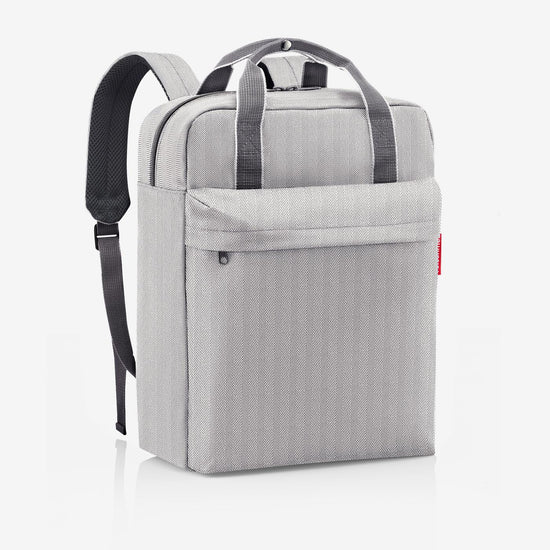 Reisenthel allday backpack M herringbone grey (Rucksack,grau) Heißer Verkauf