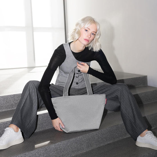 Reisenthel shopper M herringbone grey (Handtasche,grau) Top Angebot