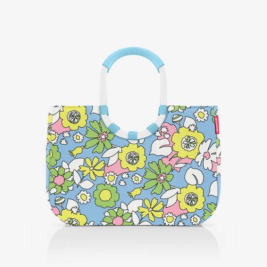 Reisenthel loopshopper L frame florist lagoon (Einkaufstasche) Neueste Stile