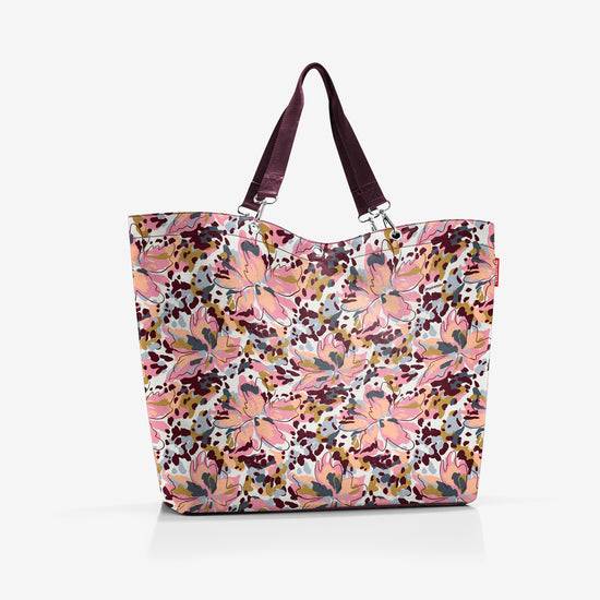Reisenthel shopper XL flora rose (Strandtasche,rosa) 50% Rabatt mit kostenlosem Versand
