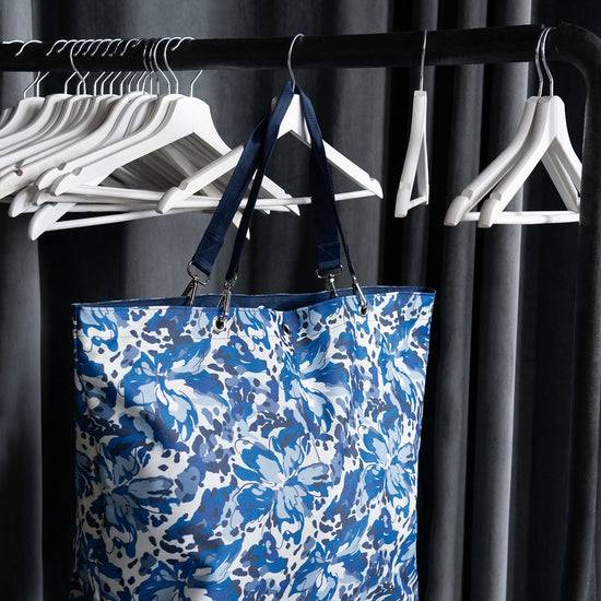 Reisenthel shopper XL flora blue (Strandtasche,blau) Clearance-Verkauf