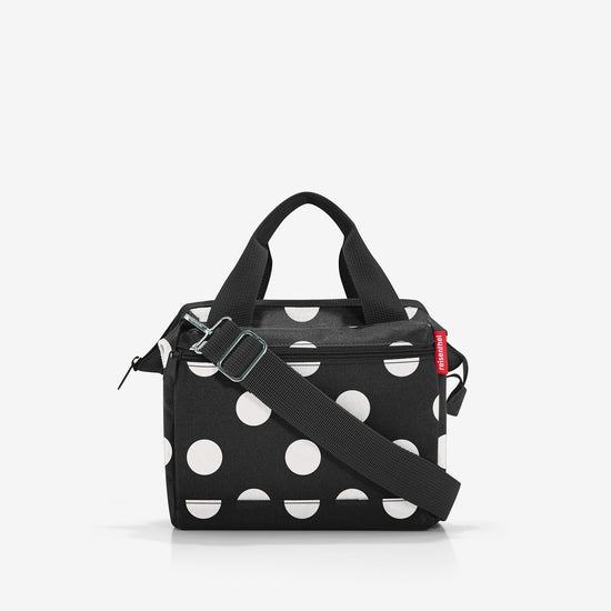 Reisenthel allrounder cross dots white (Handtasche,schwarz) Fabrikverkauf