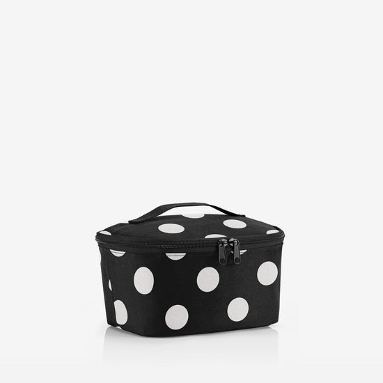 Reisenthel coolerbag S pocket dots white (Kühltasche,schwarz) Großer Ausverkauf