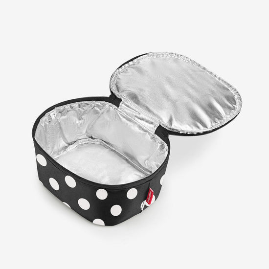 Reisenthel coolerbag S pocket dots white (Kühltasche,schwarz) Großer Ausverkauf