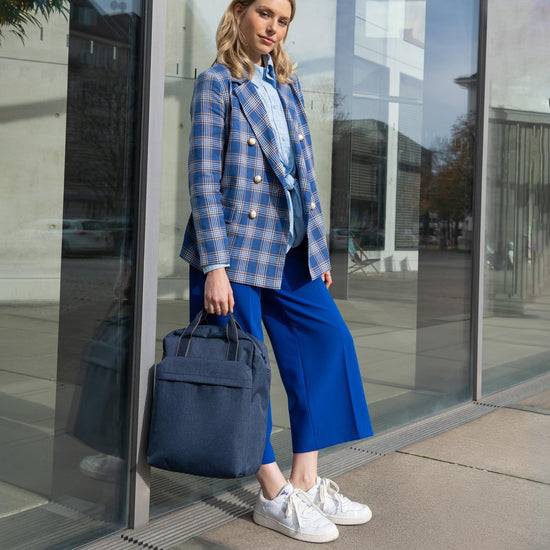 Reisenthel allday backpack M herringbone dark blue (Rucksack,dunkelblau) Exklusive Angebote