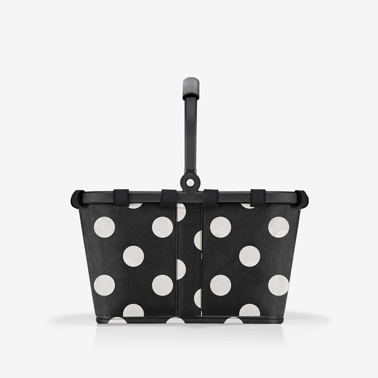 Reisenthel carrybag XS frame dots white (Kleiner Einkaufskorb,schwarz) Riesige Ersparnisse