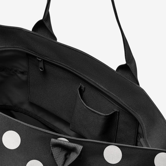 Reisenthel shopper e1 dots white (Damentasche,schwarz) Letzte 3 Tage