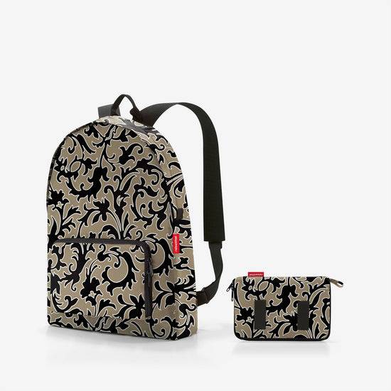Reisenthel mini maxi rucksack baroque marble (Rucksack,schwarz) Discount Store für neue Produkte