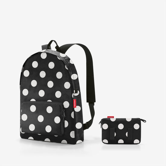 Reisenthel mini maxi rucksack dots white (Rucksack,schwarz) Riesige Rabatte
