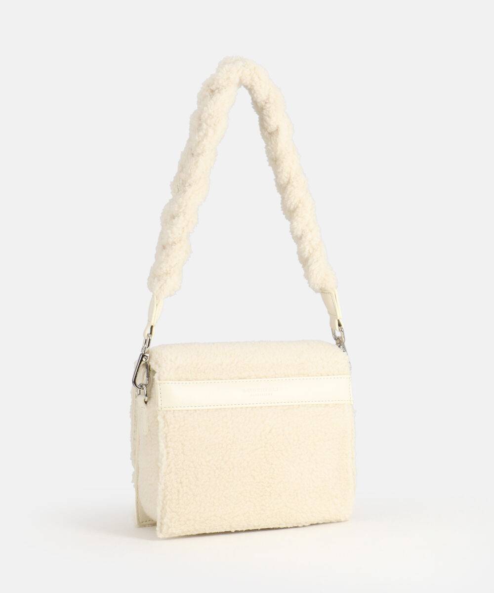 Seidenfelt Hellvi Crossbag with Teddy-Chain Günstiger Verkauf