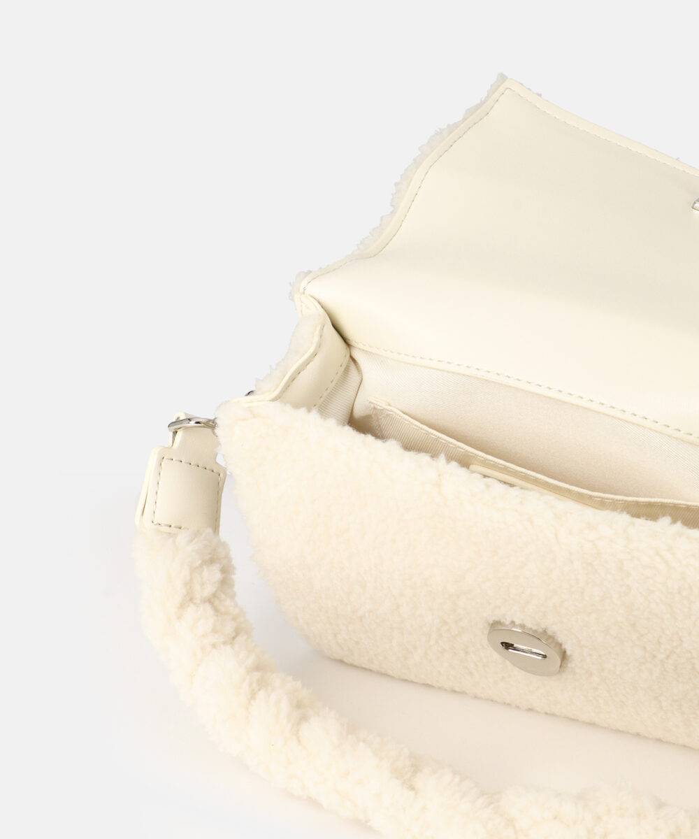 Seidenfelt Hellvi Crossbag with Teddy-Chain Günstiger Verkauf