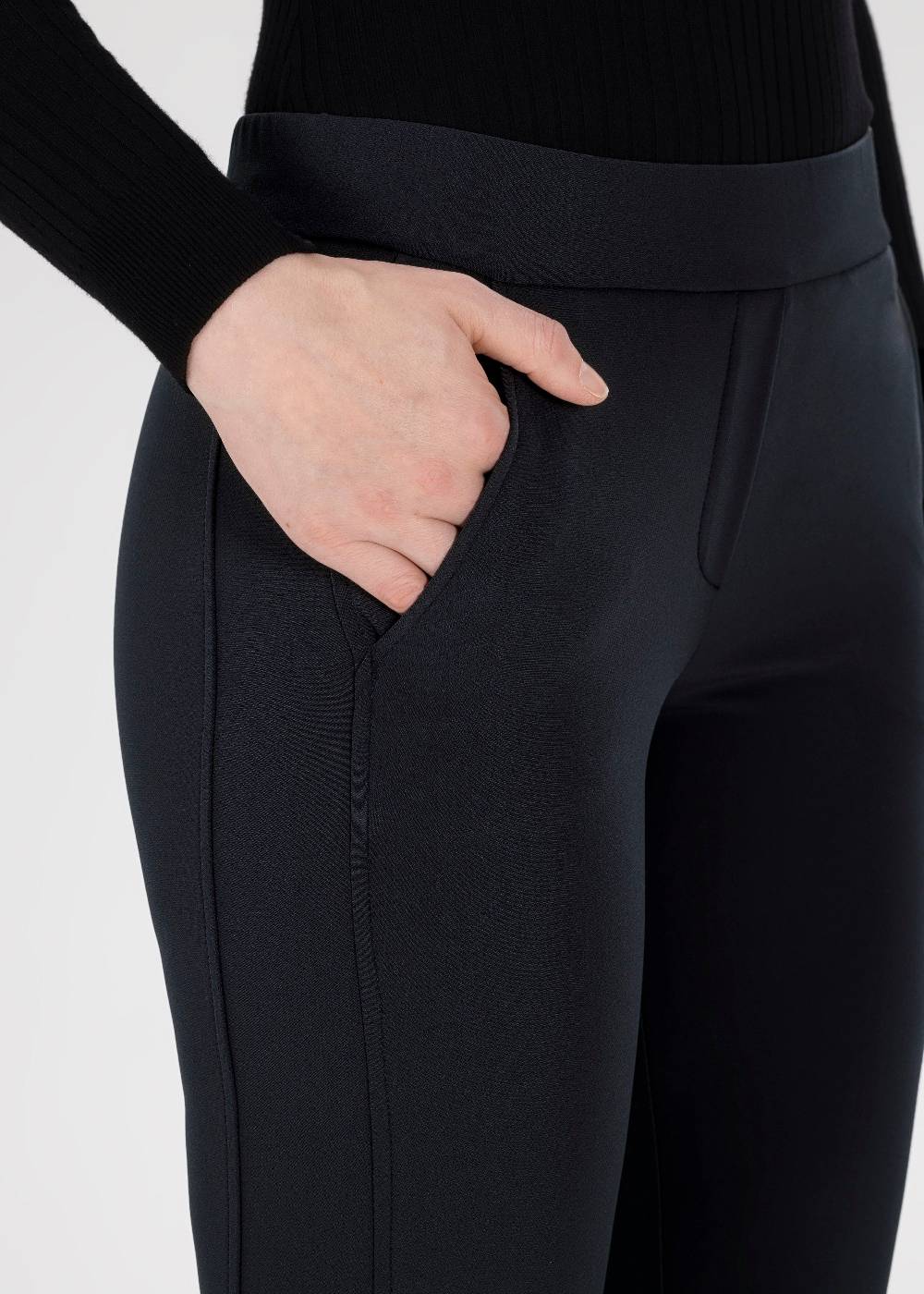 Stehmann Schmale Hose Memel in HighTec Bi-Stretch Black Friday