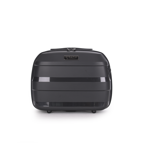 Stratic Straw + Beauty Case black Heißer Verkauf