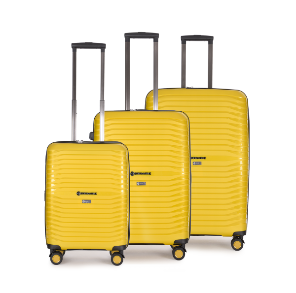Stratic Bright+ - Koffer-Set 3-teilig (S, M, L) yellow gold Nur für heute